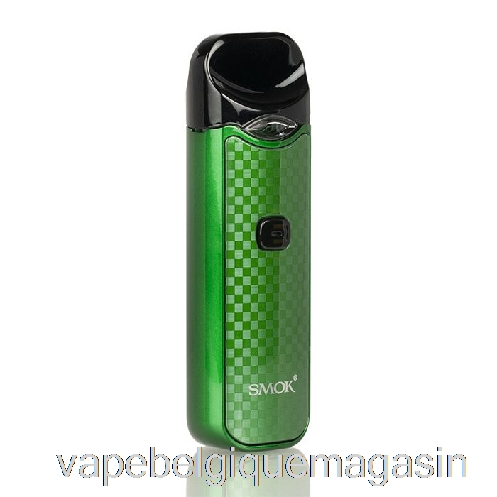 Vape Belgique Smok Nord 15w Pod Kit Fibre De Carbone Vert